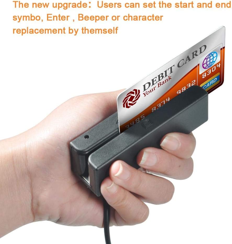 USB Mini Magstripe Reader Encoder Hi-Co Swiper 3 Tracks O640017