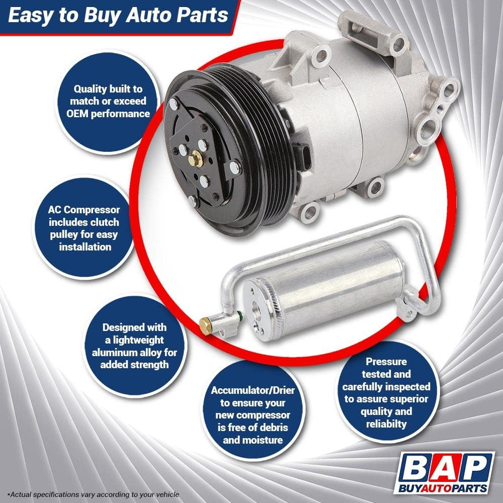 AC Compressor with A/C Drier J15093