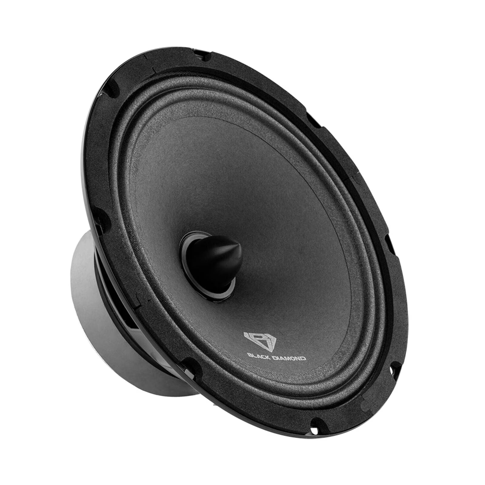 Pair of Black 8" 140 Watts 4-Ohm Mid-Range Speakers With Bullet W181007