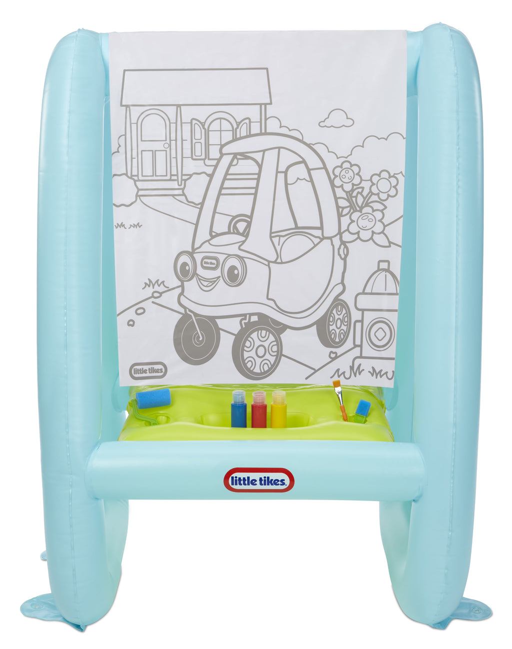 3-in-1 Paint & Play Backyard Easel Inflatable Outdoor Art with Accessories O9533
