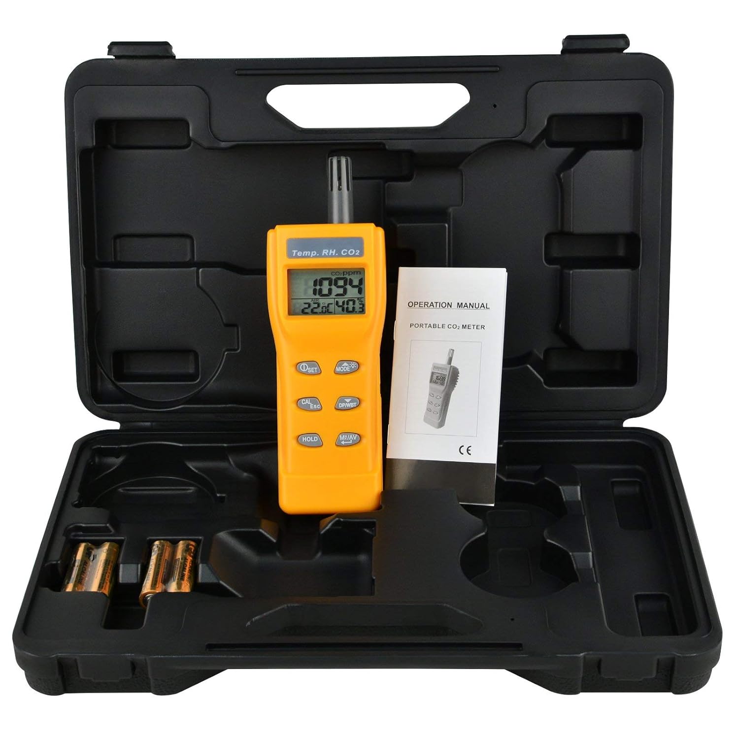 Digital Carbon Dioxide Temperature Humidity NDIR Sensor CO2 Monitor O3741