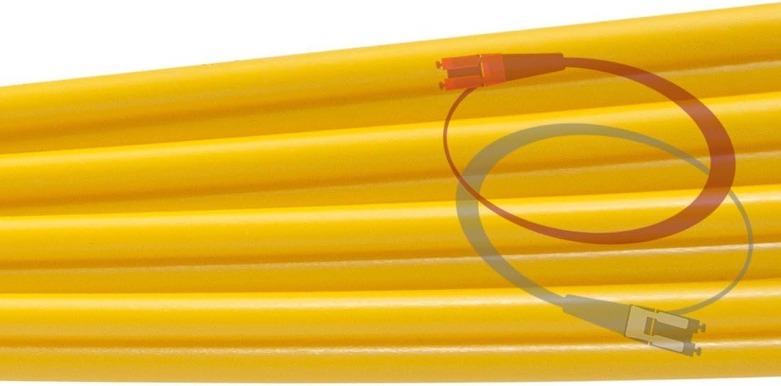 7M OS2 LC LC Fiber Patch Cable Indoor/Outdoor Duplex 9/125 Singlemode Jumper G4882