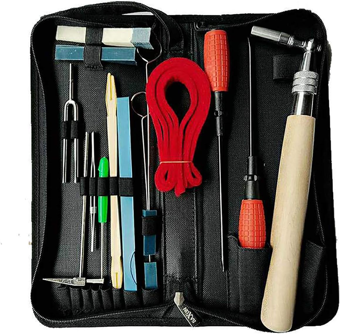 16 Pieces Piano Tuner Tools with Case Z18833