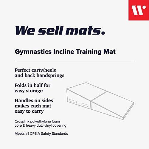 Small Gymnastics Folding Incline Tumbling Mat B645721