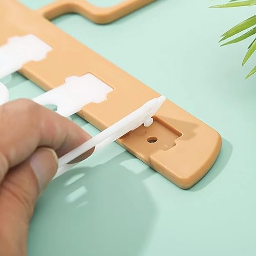 6 Slots PVC Clothes Hangers D81253