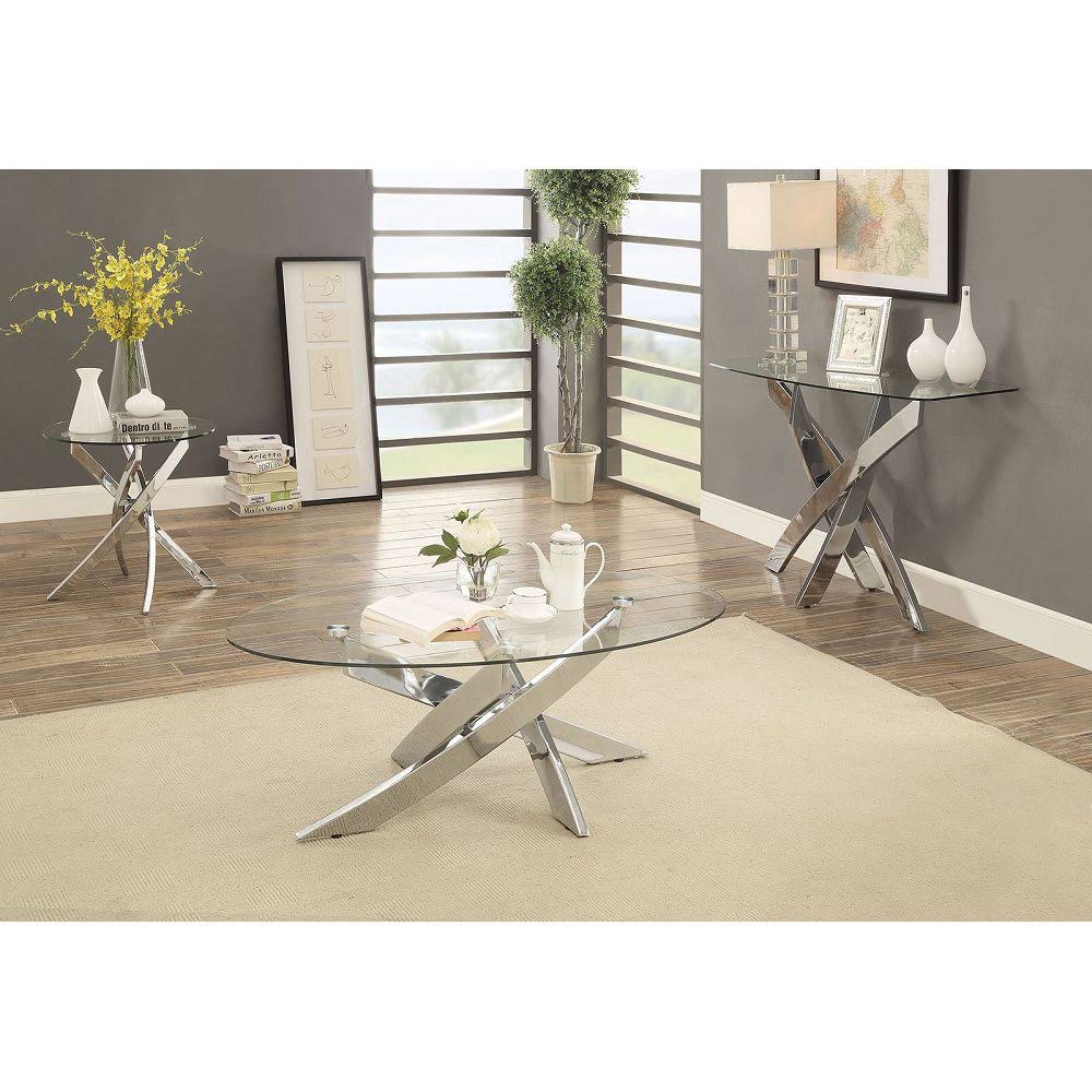 Chrome End Table E258