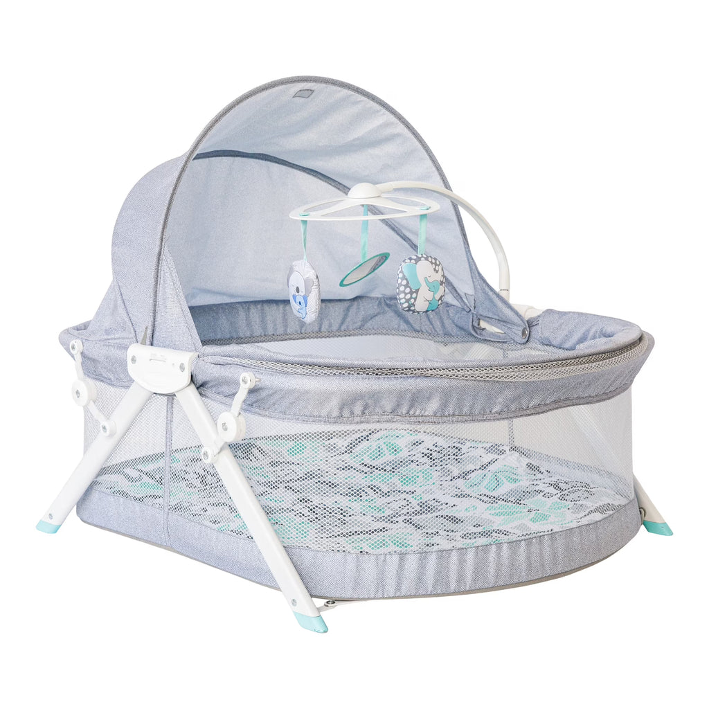 Gray Koala Fold & Go Bassinet N82744
