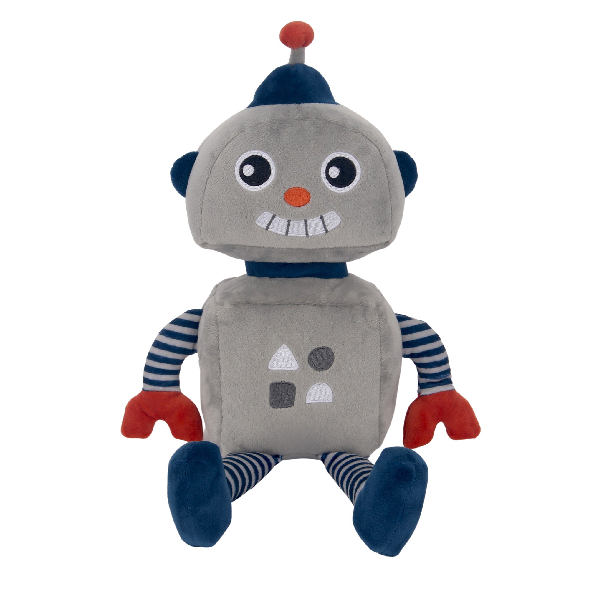 Gray/Blue Plush Stuffed Animal Toy K82777