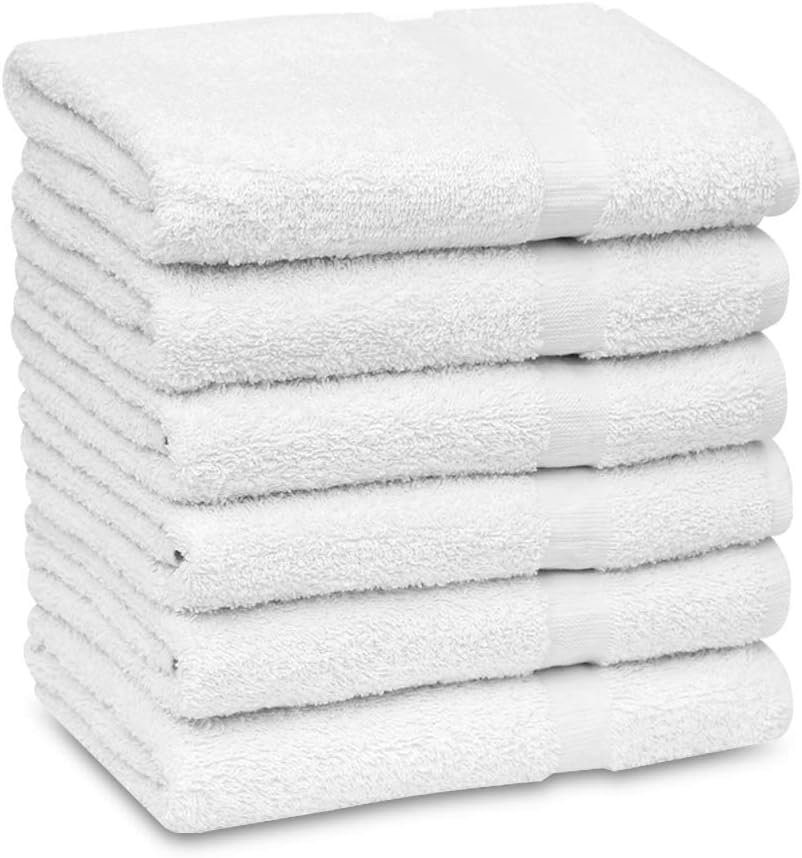 36 White Economy Bath Towel 24x50 Inches, 1 Dozen N69704