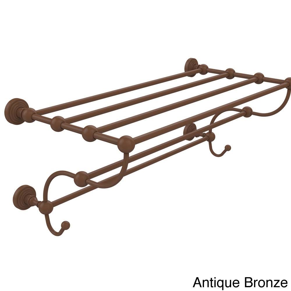 Antique Bronze Train Rack Towel Shelf S599333