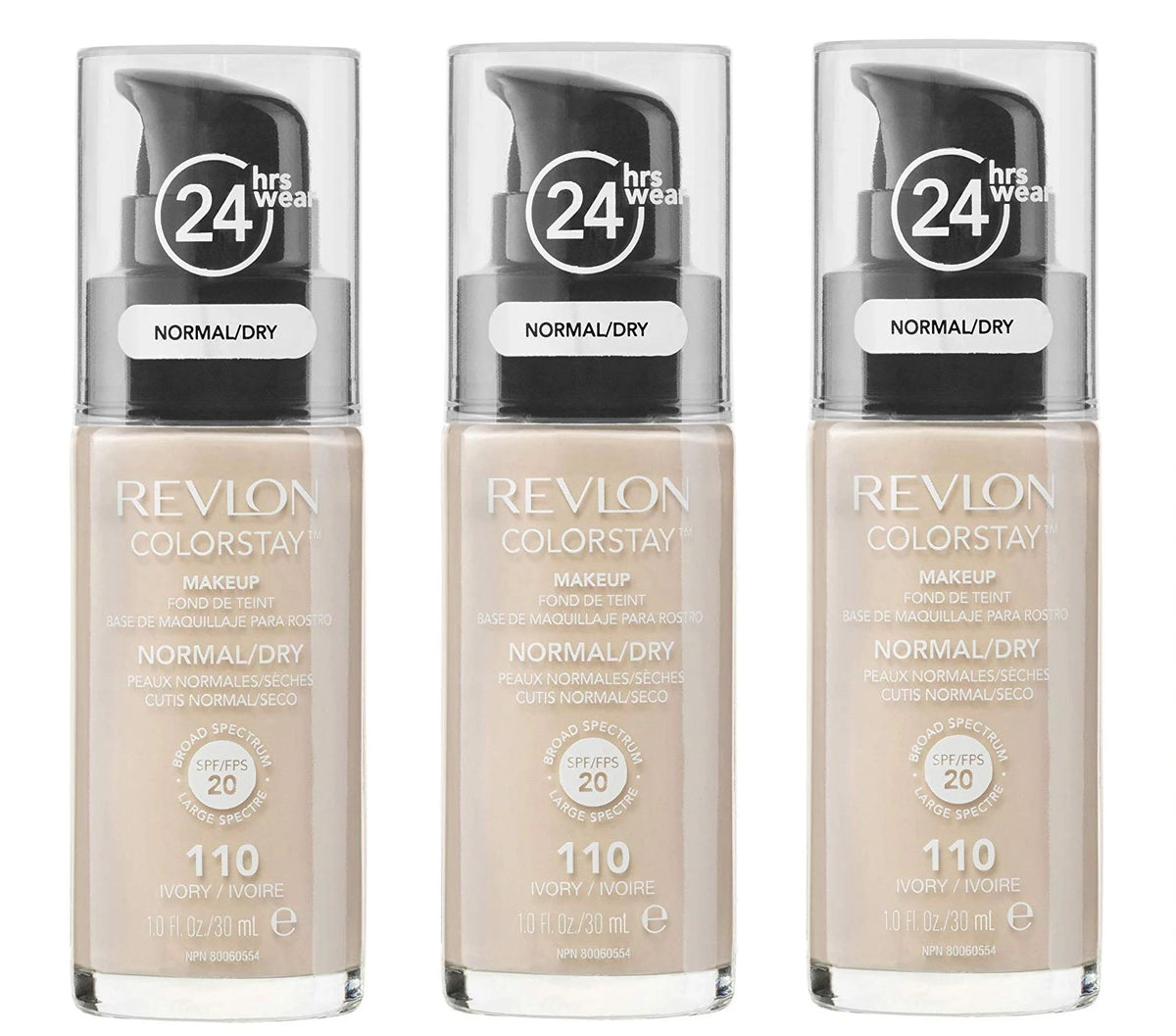 Pack of 3 #110 Ivory Makeup Foundation W6422