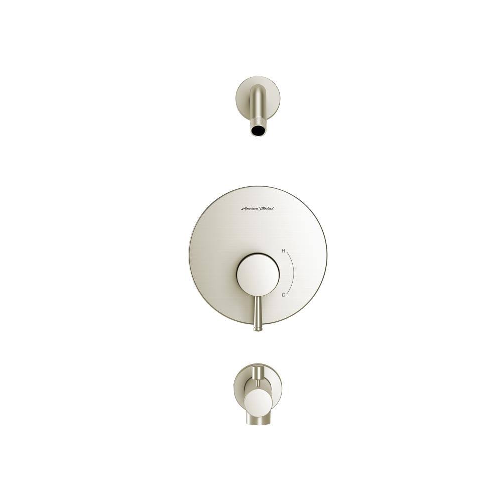 Brushed Nickel Tub and Shower Trim Kit with Cartridge L570