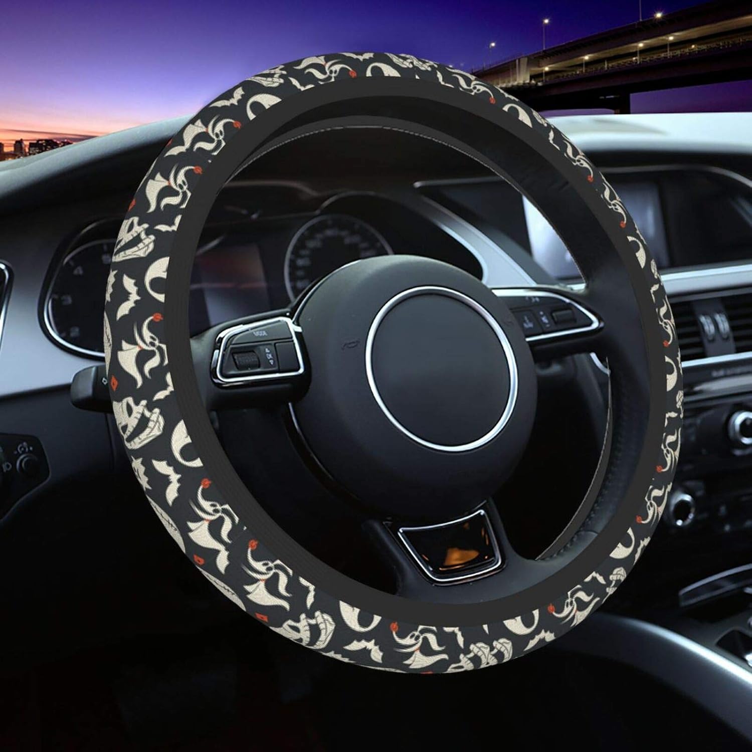 The Nightmare Before Christmas Car Steering Wheel Cover X46959