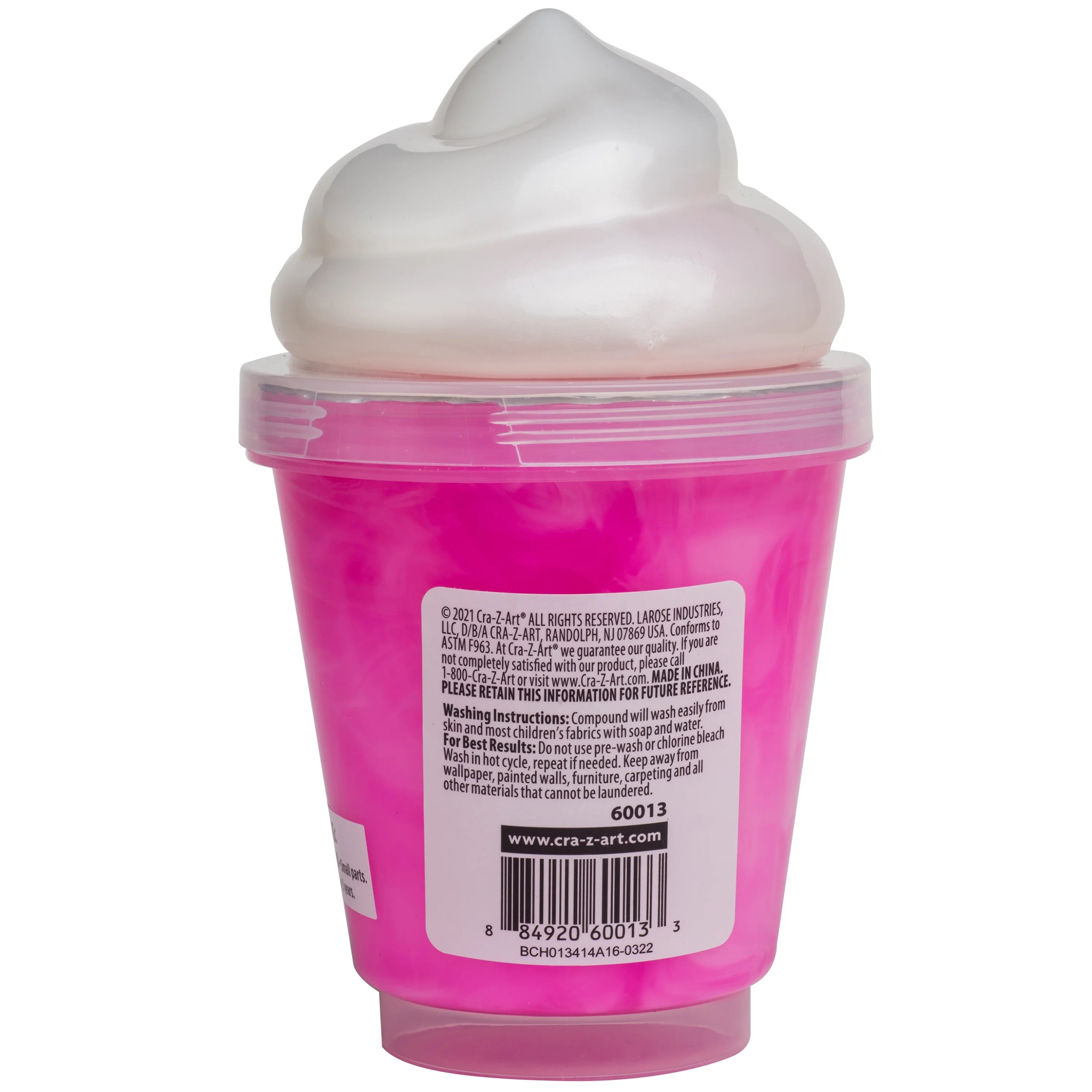 Strawberry Pink Smoothie Swirl Slime Jar Z959514