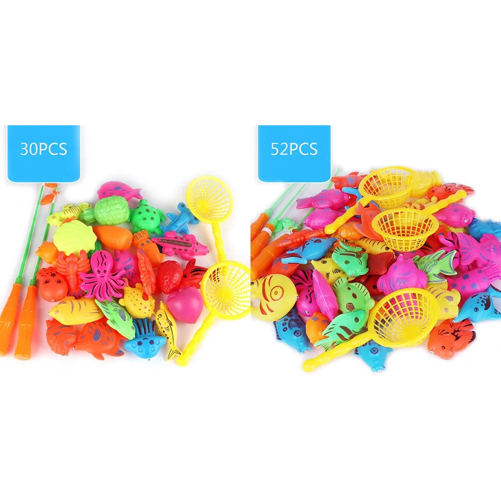 Magnetic Fishing Toys Plastic Fish Rod Set F29908