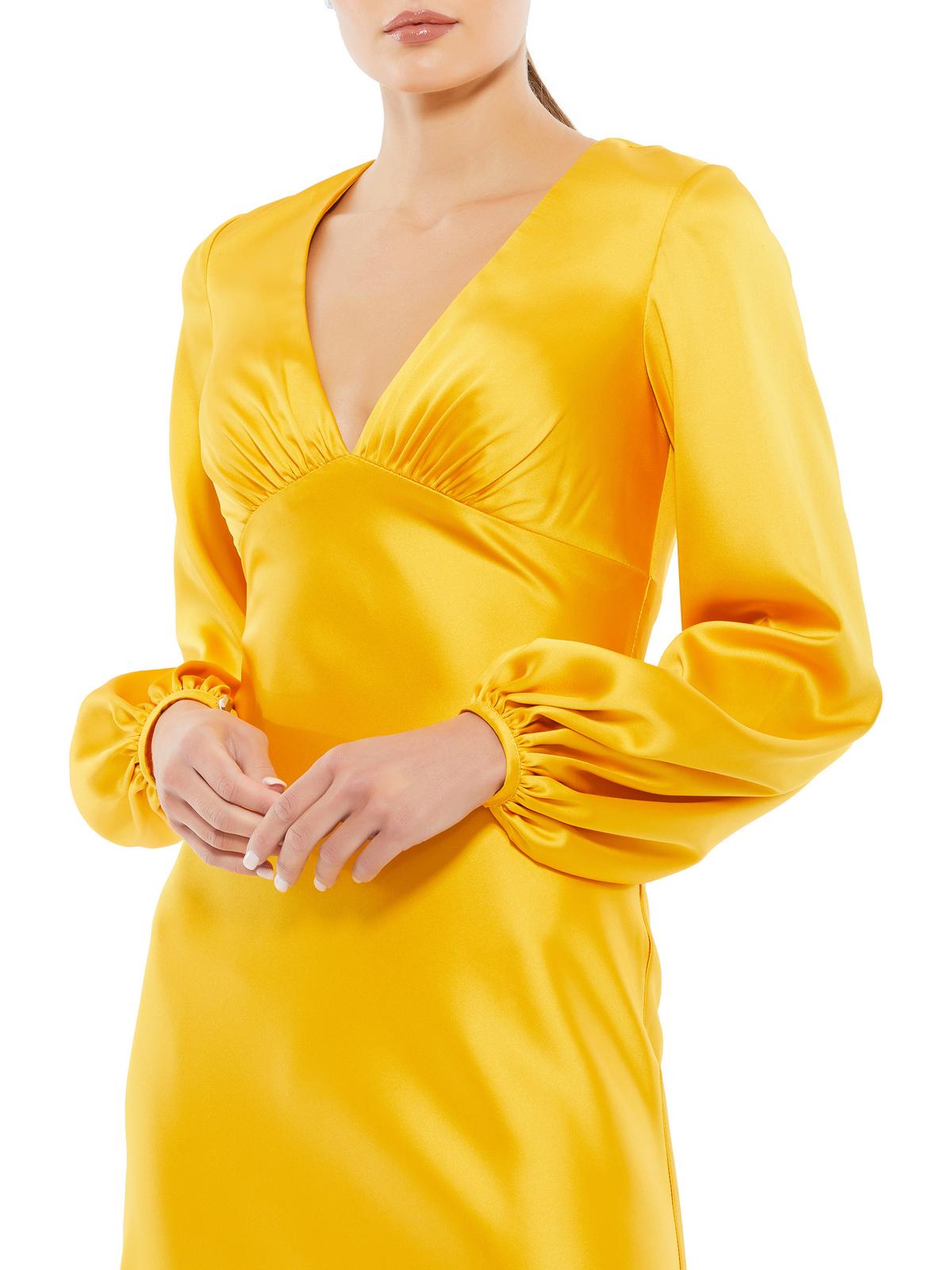 Satin Maxi Evening Dress I465