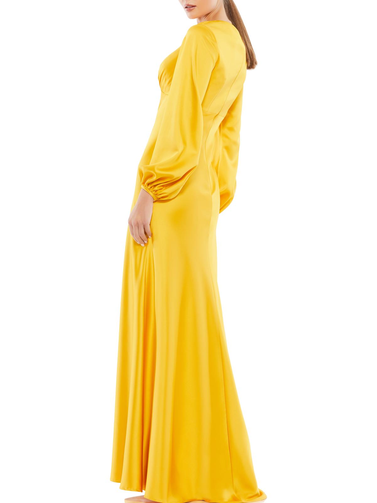 Satin Maxi Evening Dress I465