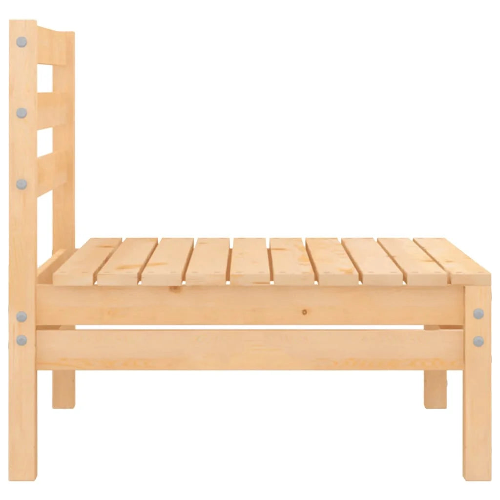 Patio 2-Seater Sofa Solid Pinewood D331986