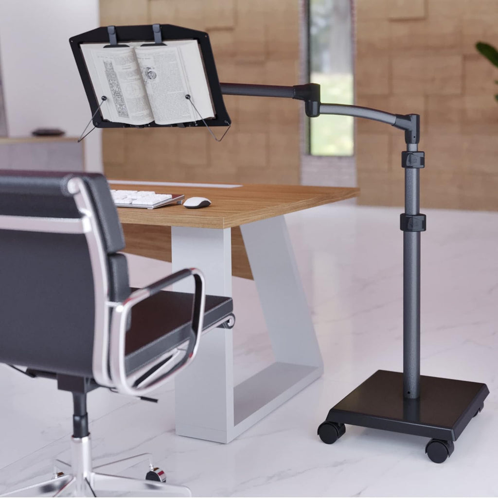 Rolling Bookholder Floor Stand Cart X8903