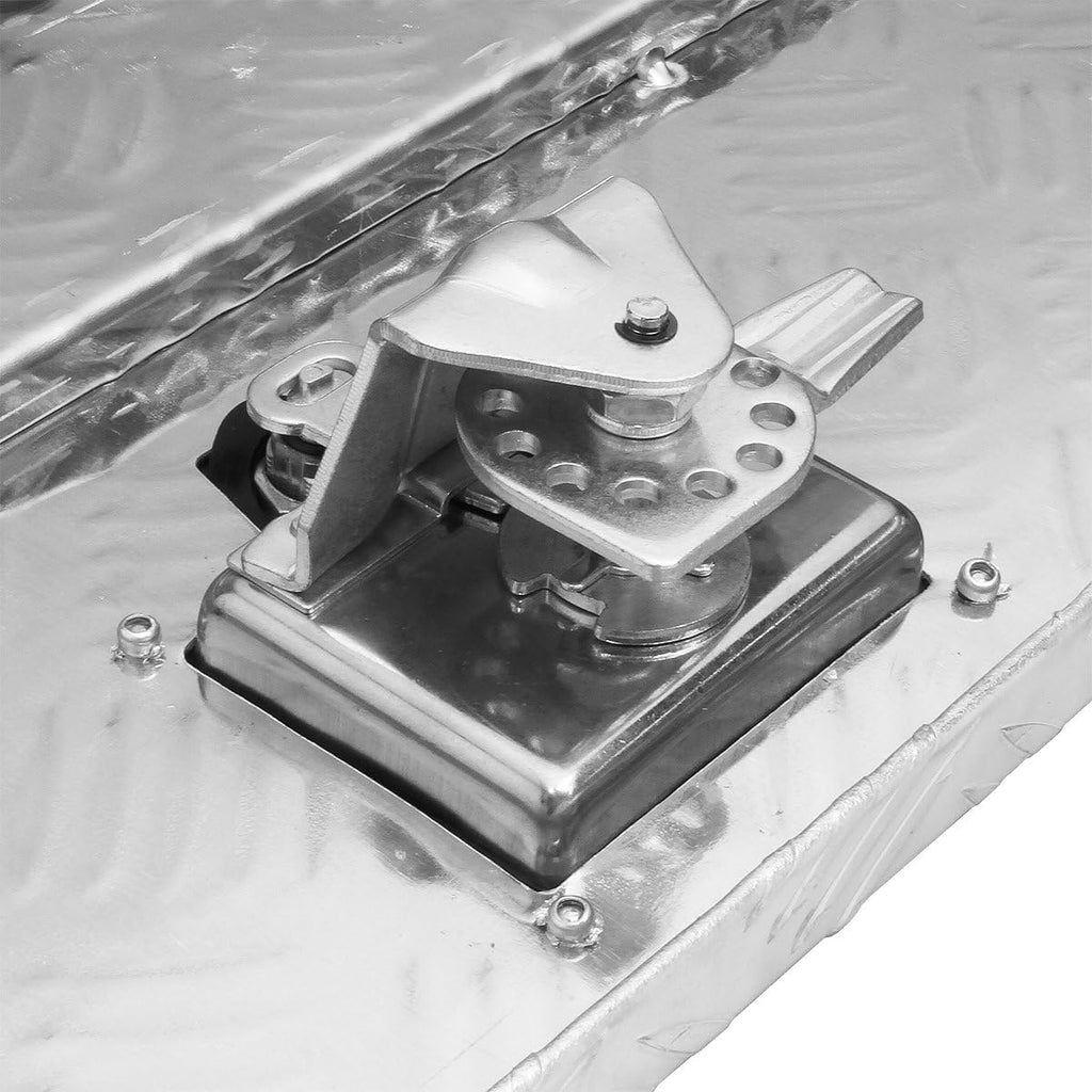 36-Inch Aluminum Truck Underbody Flatbox Pickup Tool Box Storage Lock with Keys J6110