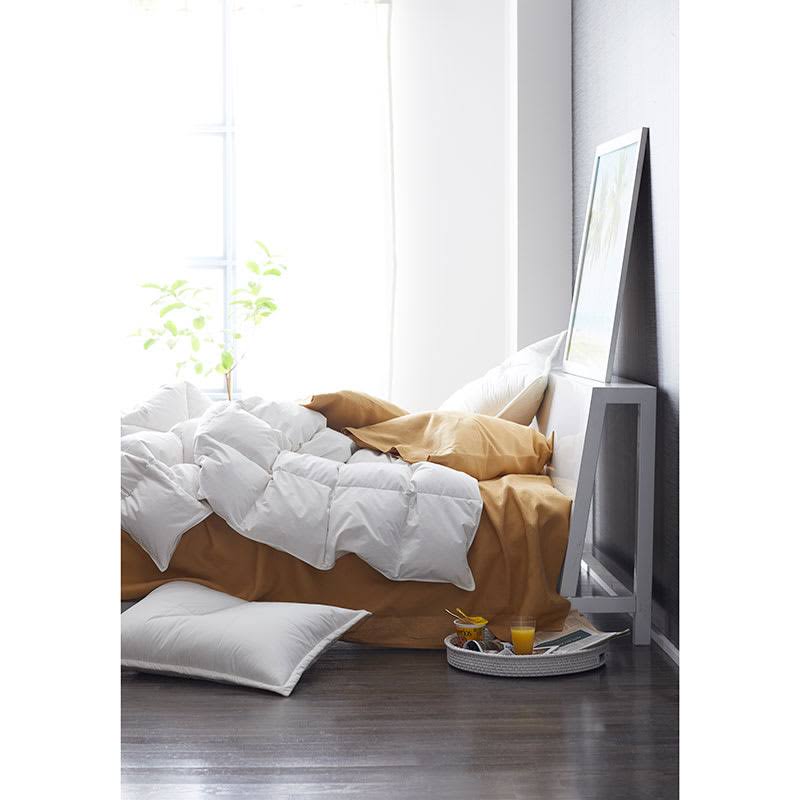 Full Linen Duvet Cover in Gray Q51759