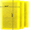 16x25 MicroPower Guard Air Cleaner Replacement Filter Pads (3 Pack) YELLOW Pack of 2 C785