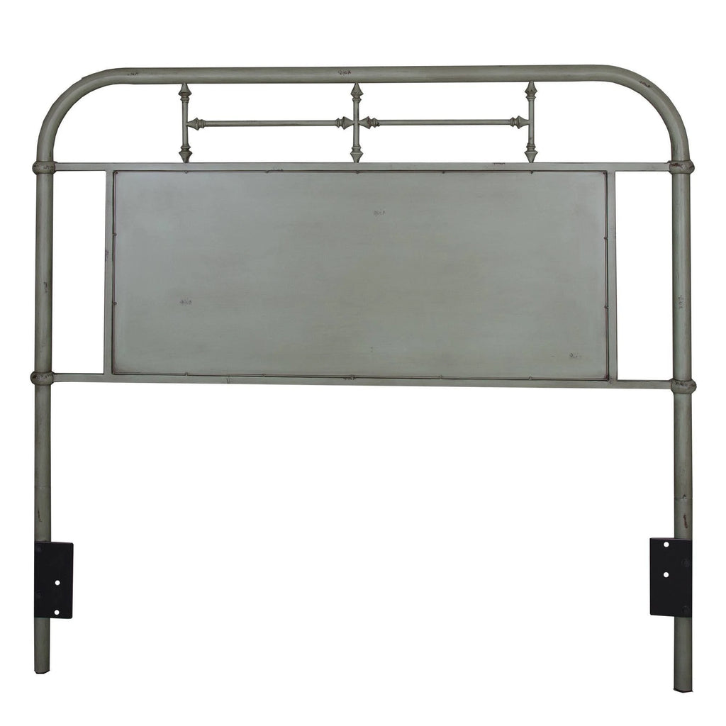 Green Metal Headboard K129