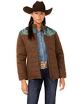 Brown X-Large Puffer Jacket F445