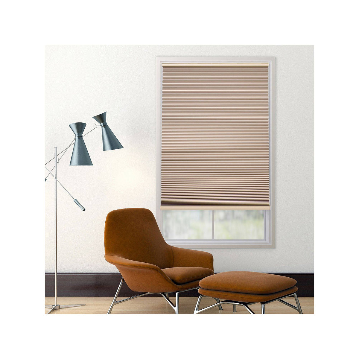 White Cordless Blackout Cellular Shade N22006