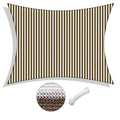 Coffee White Rectangle Sun Shade Sail I2847