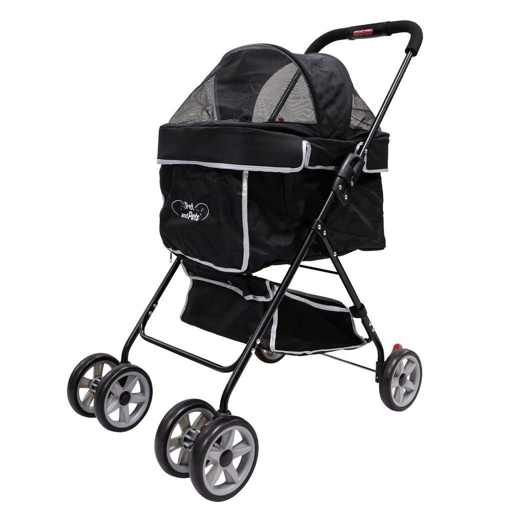 Black Pet Stroller K273