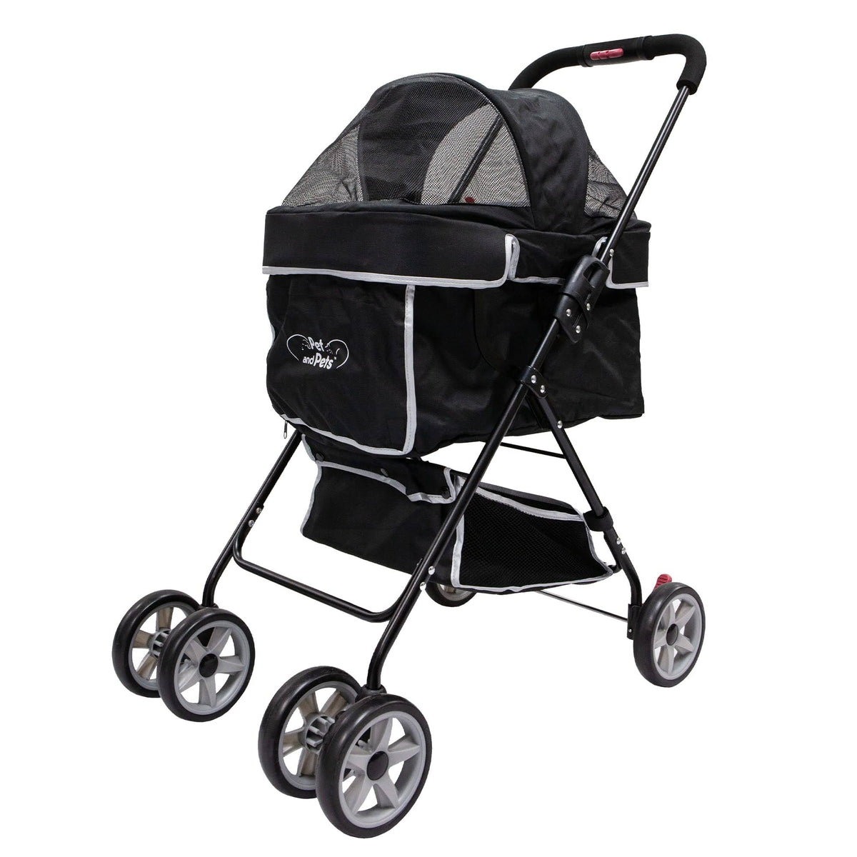 Black Pet Stroller K273