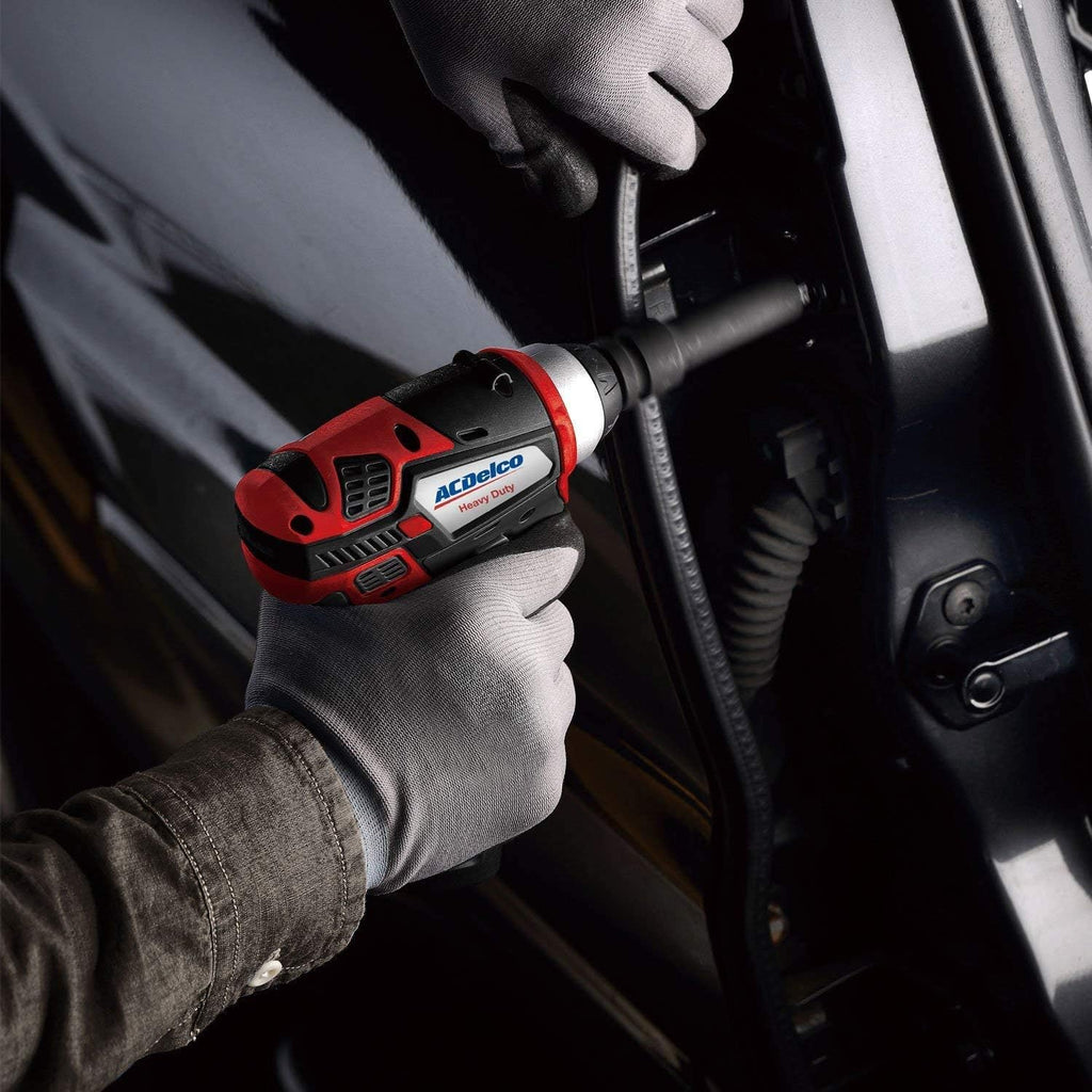 12V Cordless Li-ion 3/8” Impact Wrench Tool Kit with 2 Batteries C5896
