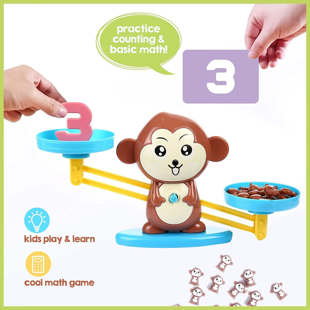 Balance Board Game Math Learning STEM Toy for Kids Ages 3 4 5 6 W365
