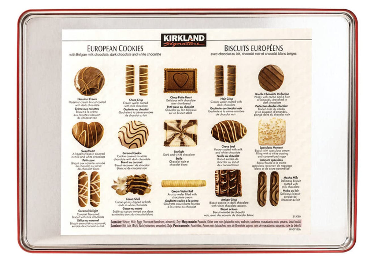 49.4 Oz European Cookies with Belgian Chocolate N811404