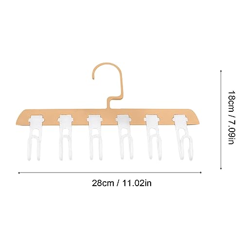 6 Slots PVC Clothes Hangers D81253