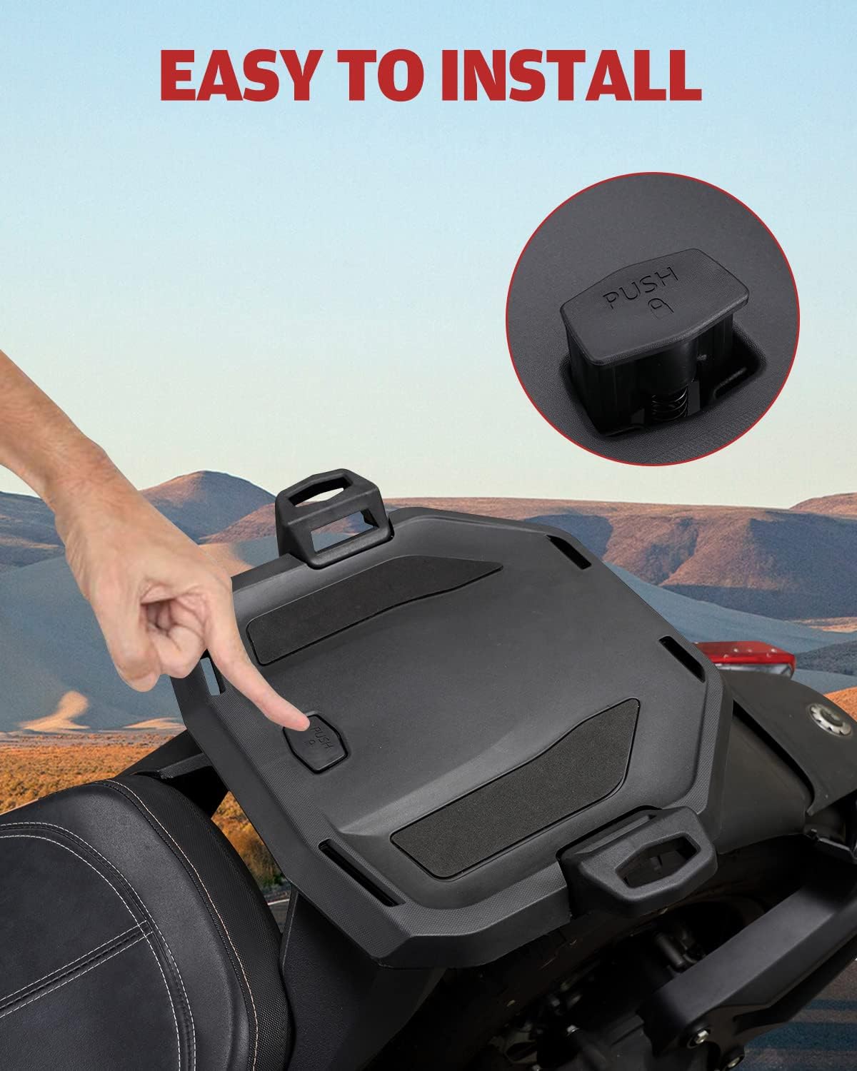 Black Rear Rack Support LinQ X428716