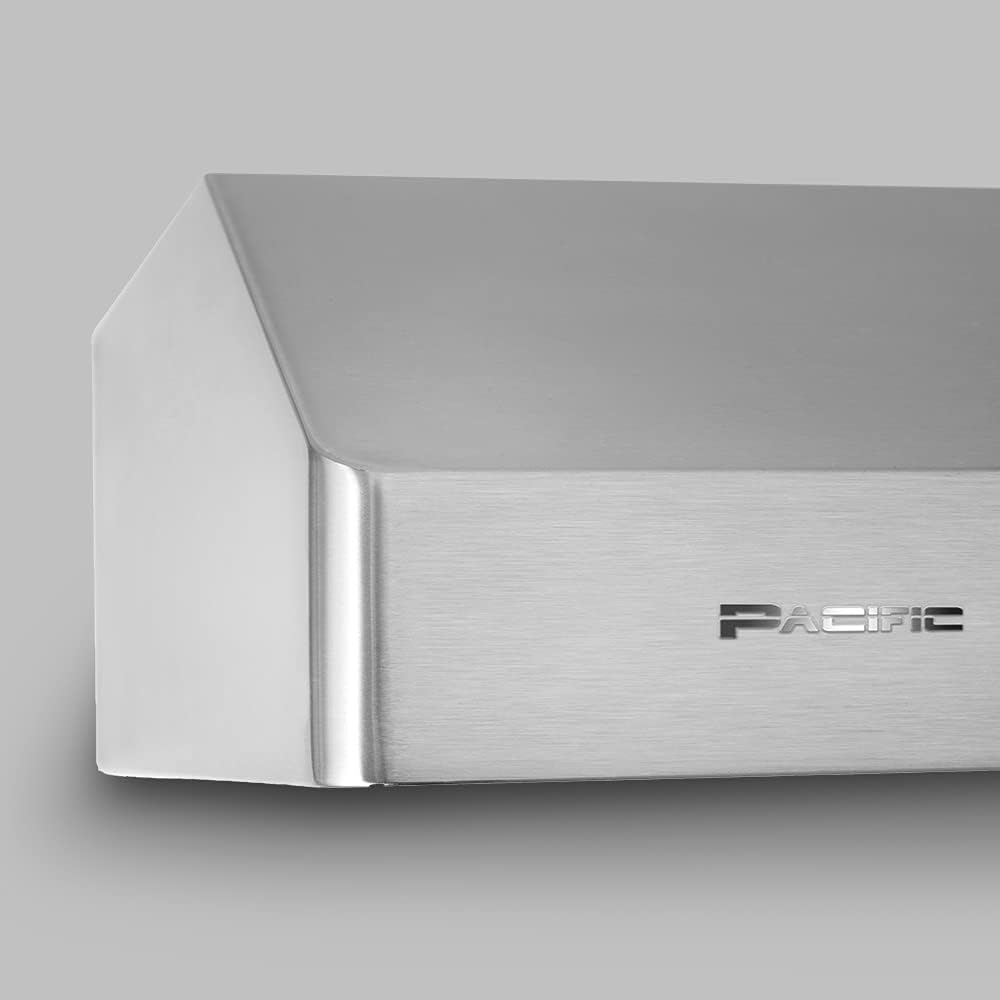 Under Cabinet Range Hood, 850 CFM, Stainless Steel, 3 Fan Speeds N24097