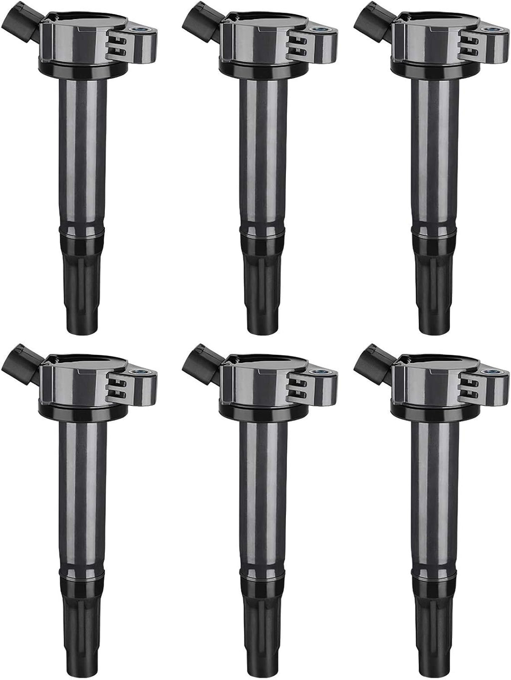 Ignition Coil 6-Pack Compatible with Toyota Avalon Camry Highlander RAV4 Sienna Venza, ES350 IS350 RX350 RX450h, Lotus Evora V6 3.5L Pack of 2 W7560