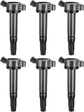 Ignition Coil 6-Pack Compatible with Toyota Avalon Camry Highlander RAV4 Sienna Venza, ES350 IS350 RX350 RX450h, Lotus Evora V6 3.5L Pack of 2 W7560