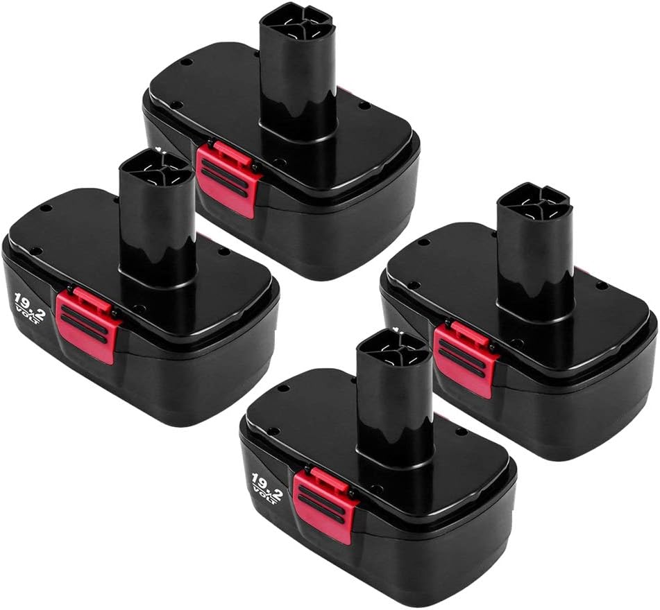 4-Pack 3.6Ah 19.2V Ni-Mh C3 Battery Replacement H814