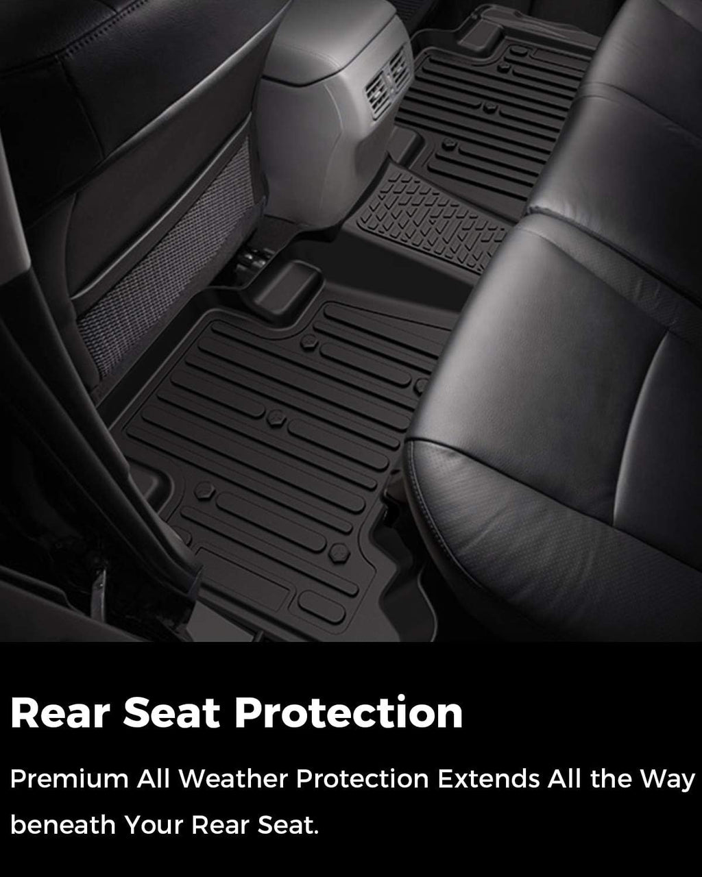 Black All-Weather Floor Liners for Toyota 4Runner and Lexus GX460 L71856