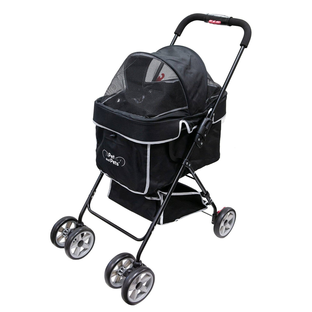 Black Pet Stroller K273
