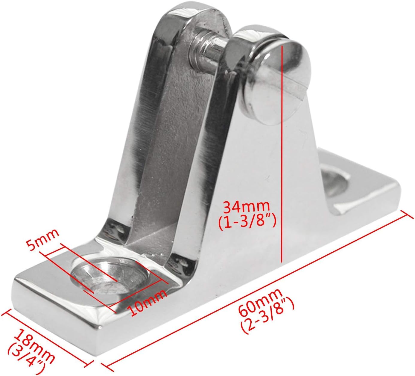 12Set Stainless Steel Boat Deck Hinge Fittings Hardware V2210