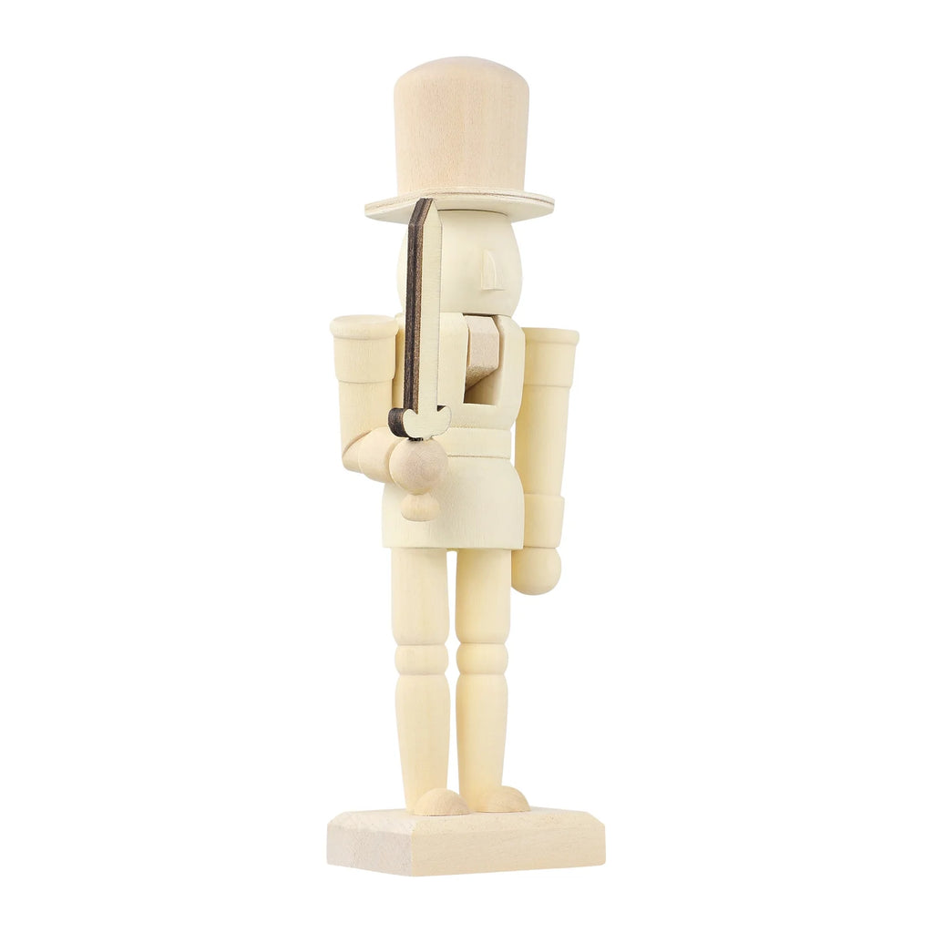 Unpainted Wooden Nutcracker Soldier D268725