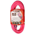 25 ft Vinyl Extension Cord Pink Lighted End T921