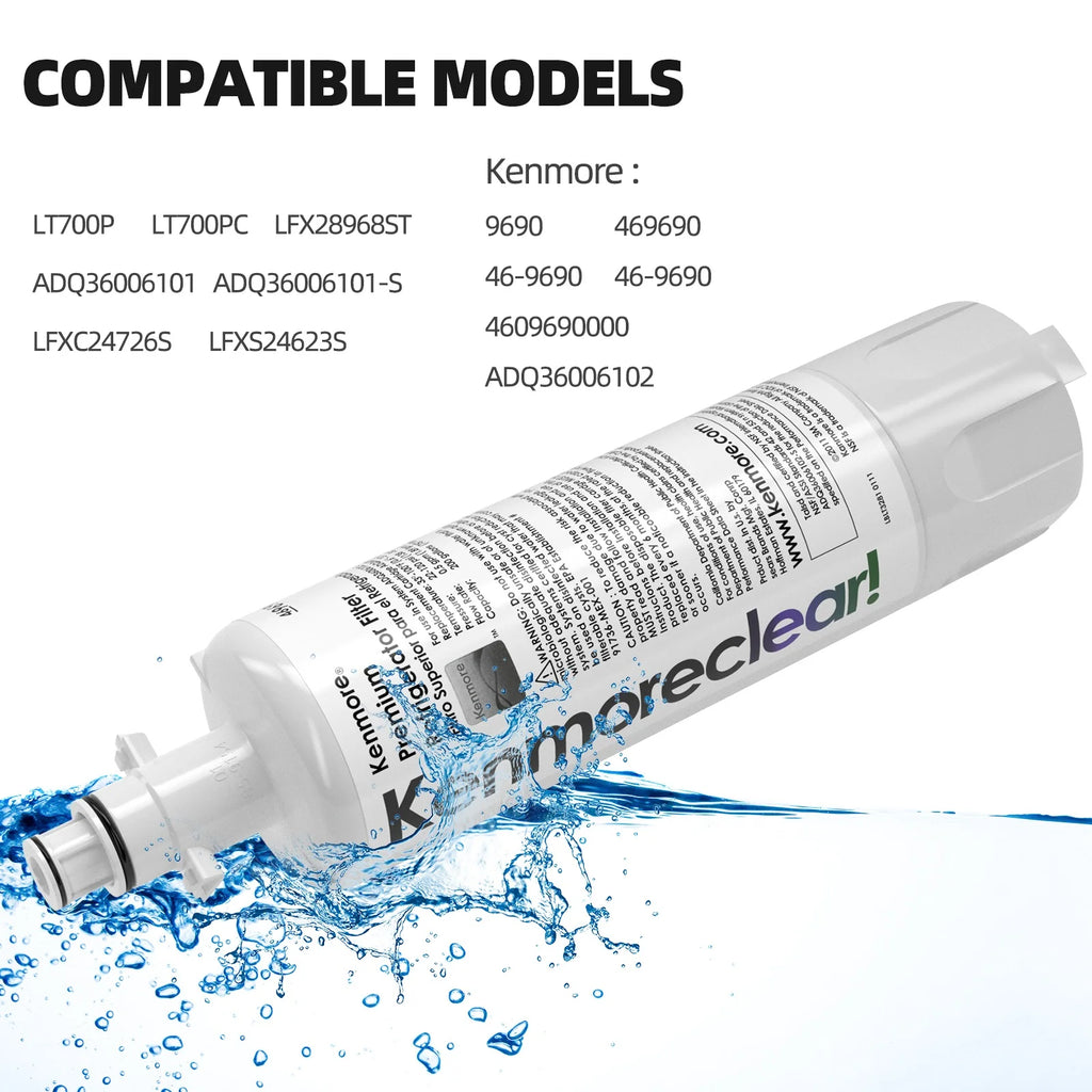 6 Pack Refrigerator Water Filter X3659