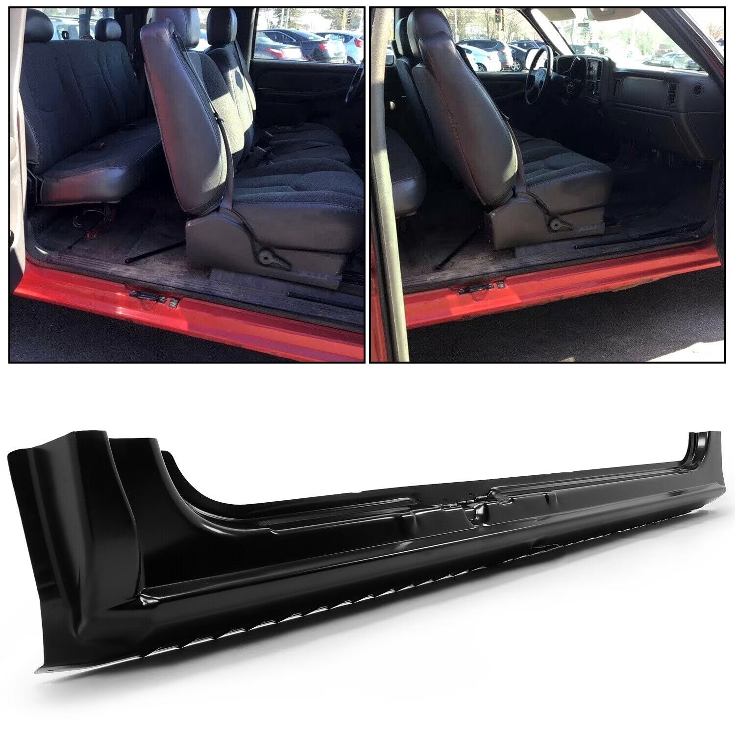 Passenger Side Rocker Panel for 99-06 Chevy Silverado Sierra 1500 Extended Cab 4 Door V989