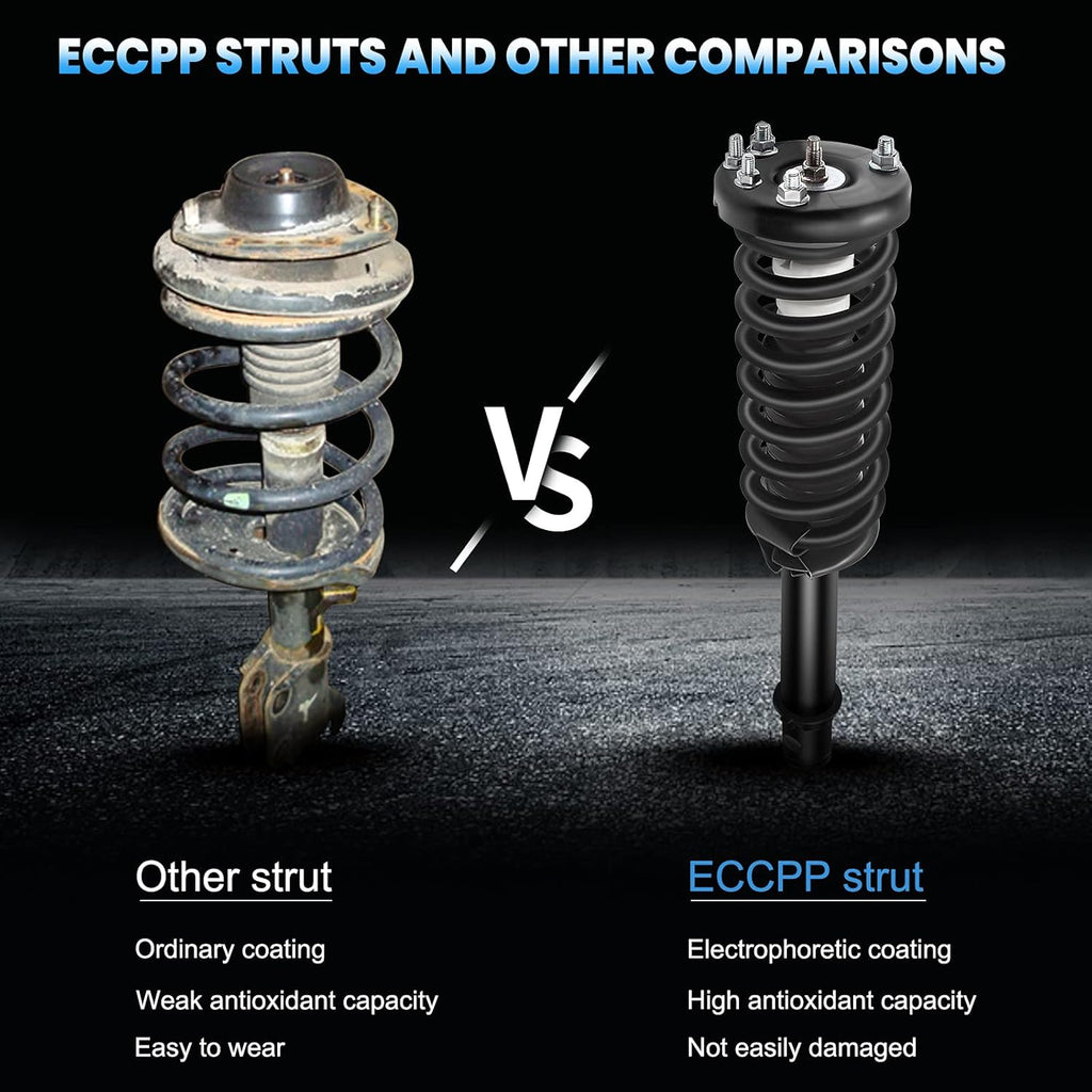2pcs Front Pair Complete Strut Assembly Shock Absorber for Honda Accord H4638
