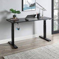 Black Height Adjustable Standing Desk T348274